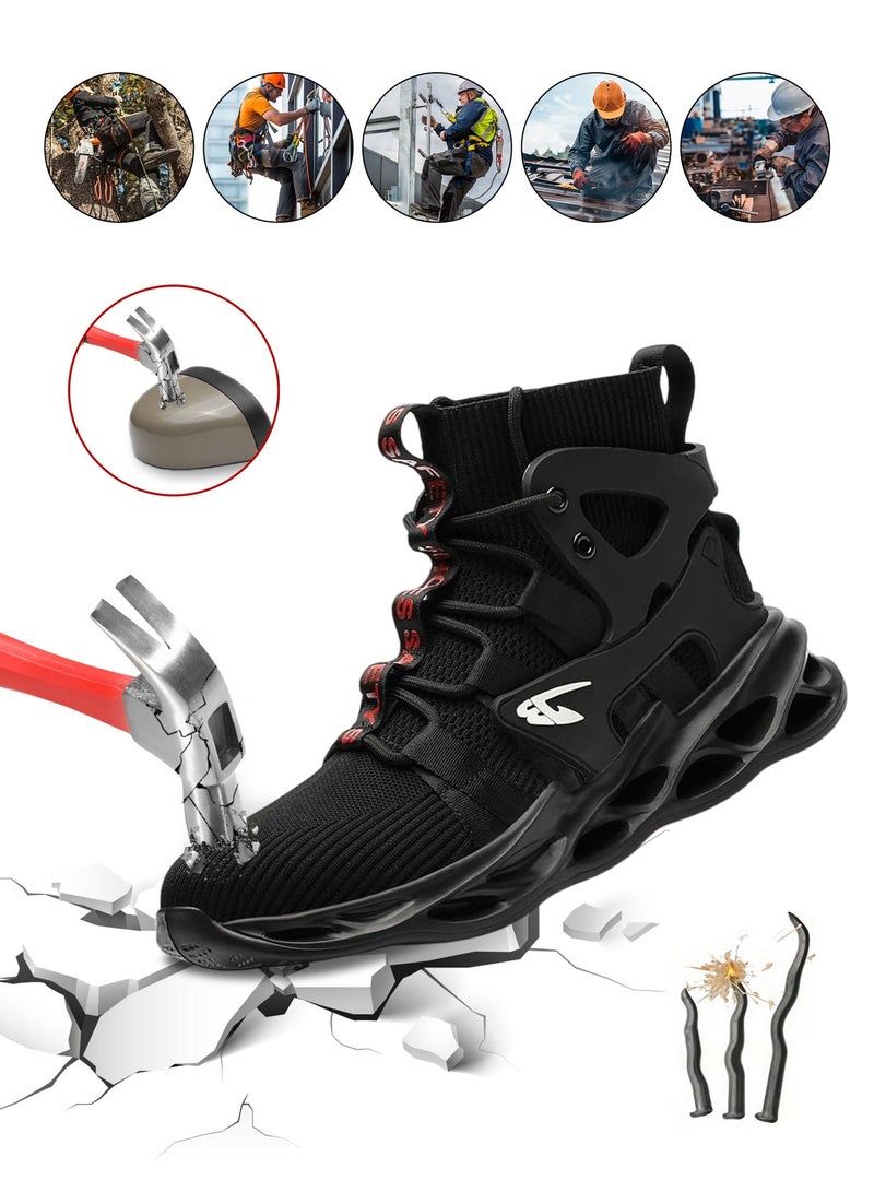 9KSAFETYJB Blade Sneakers Safety Boots Breathable and Puncture Proof Work Shoes for Industrial and Construction Sites (44 EUR) - Image 1